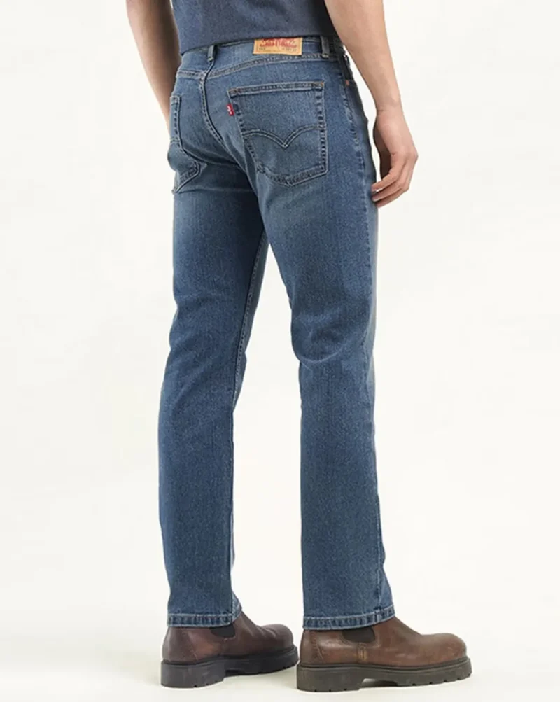 Men Lightly Washed 513 Slim Straight Fit Jeans - Image 2