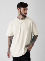 Men Oversized Fit Round-Neck T-Shirt